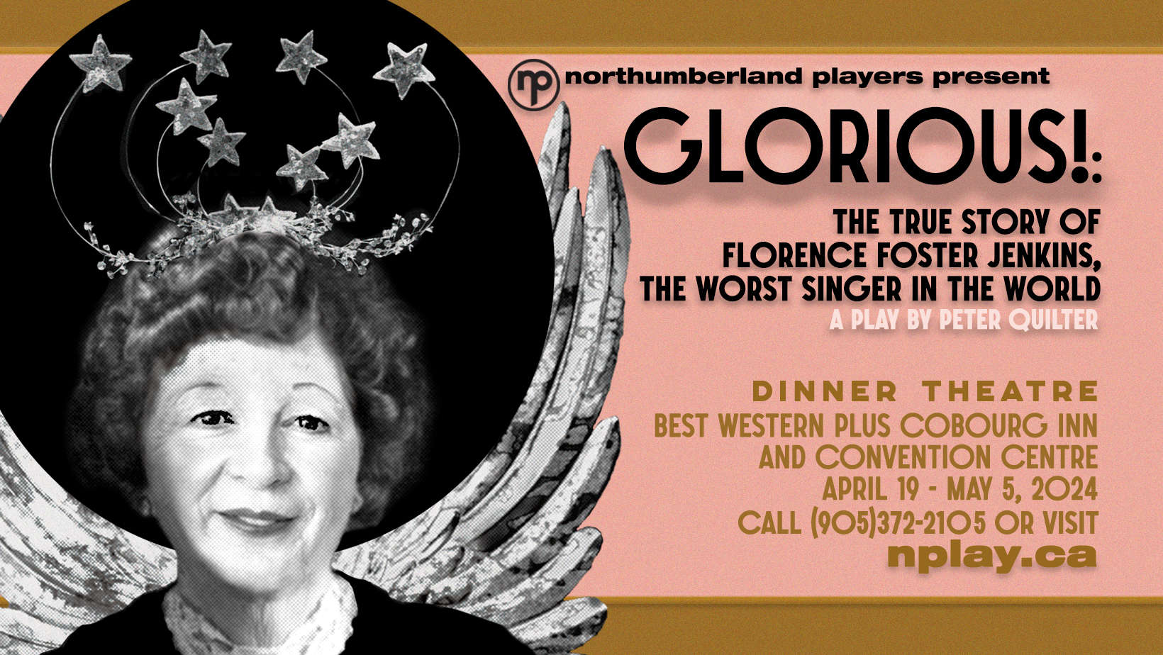 Poster for "Glorious! The True Story of Florence Foster Jenkins, the Worst Singer in the World"
